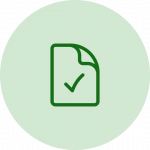 document-check-green icon