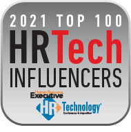 2021 top 100 HR Tech Influencers badge